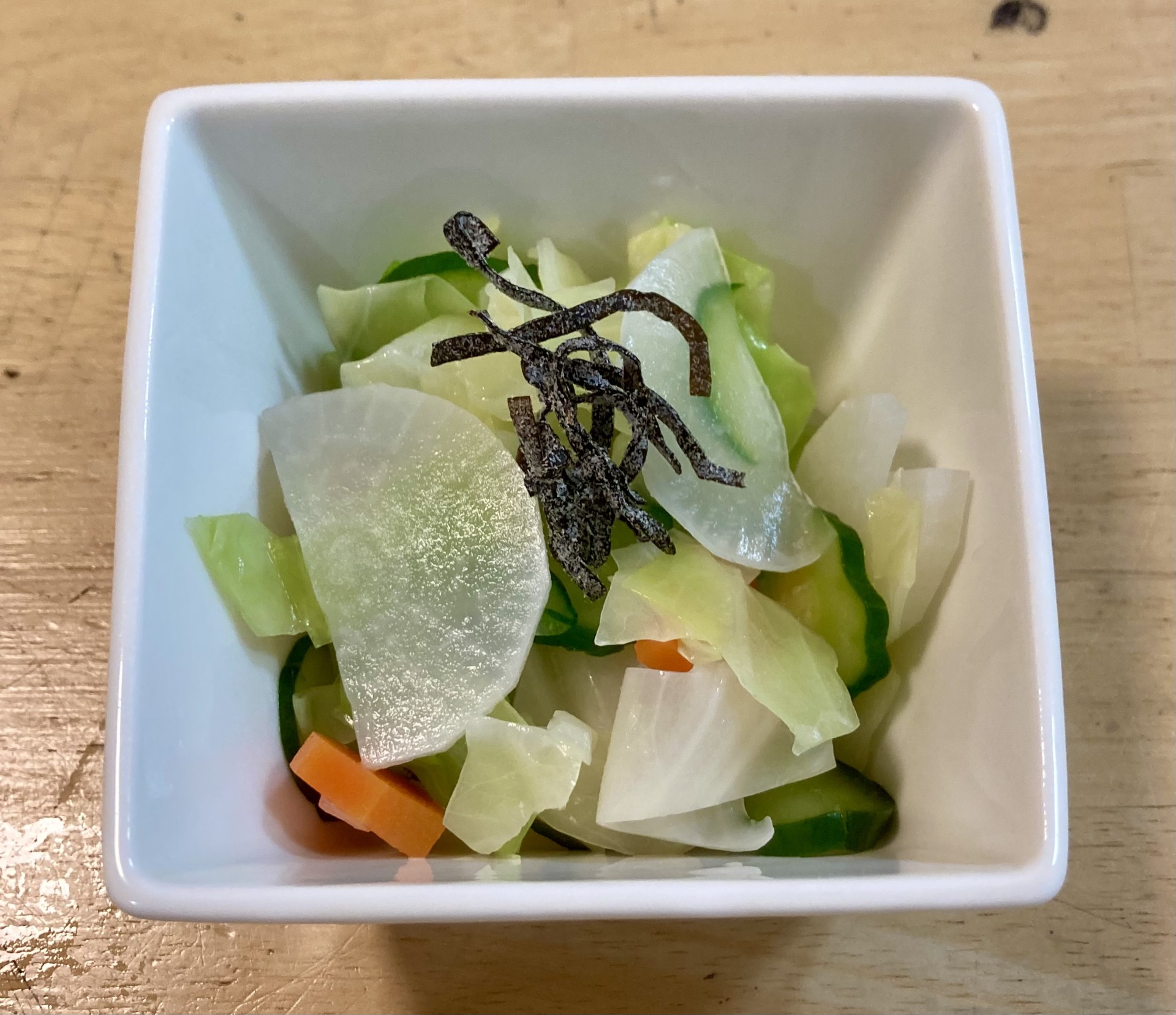 大根の浅漬け